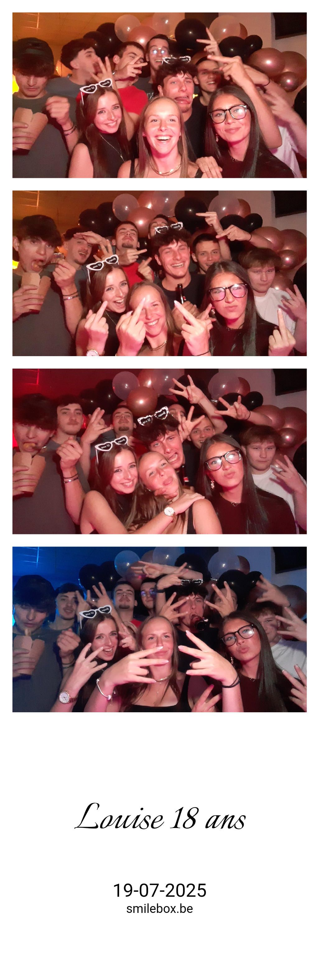 Photobooth anniversaire